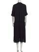 Fabiana Filippi V-Neck Midi Length Dress