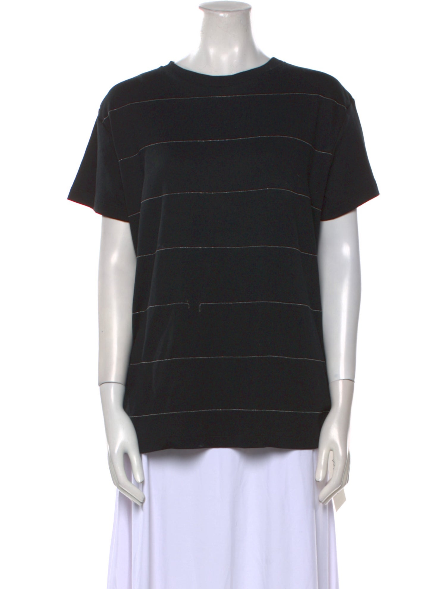 Fabiana Filippi Striped Crew Neck T-Shirt