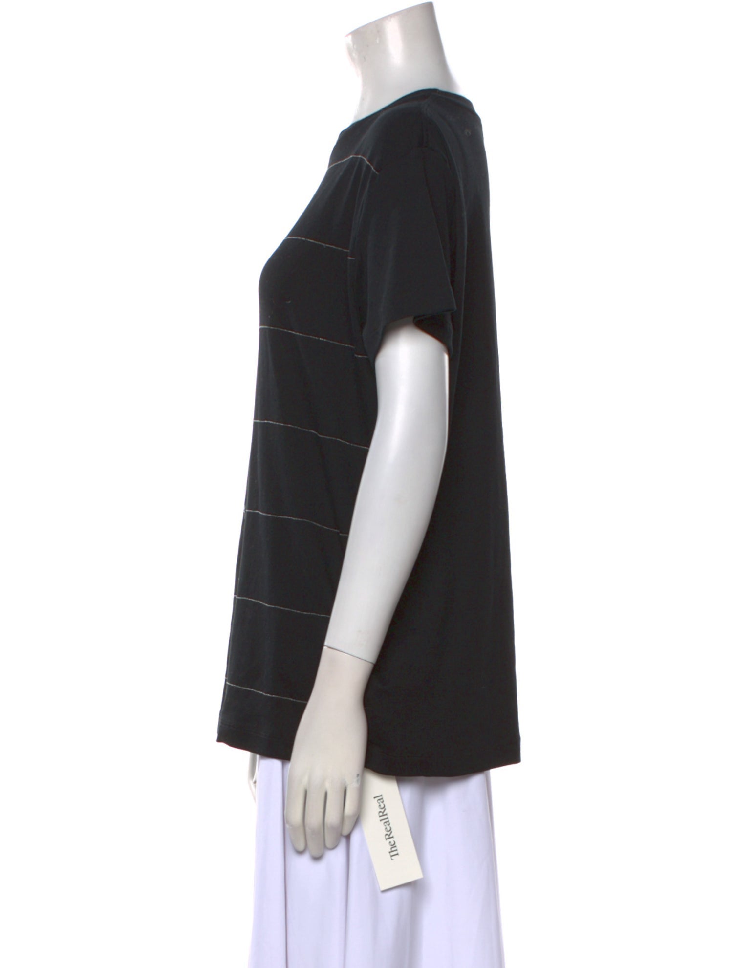 Fabiana Filippi Striped Crew Neck T-Shirt