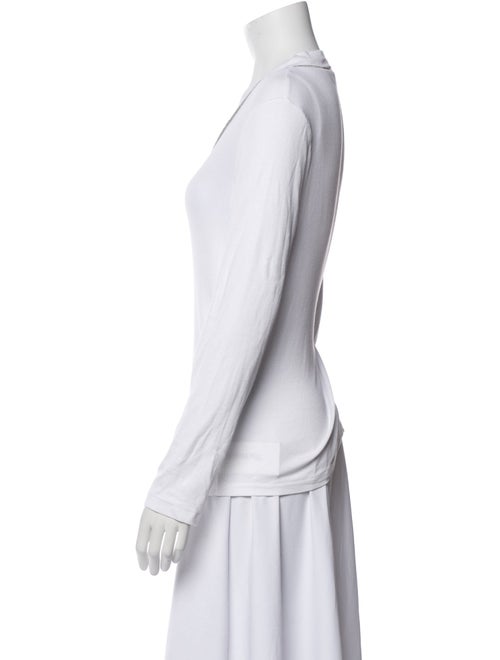 Fabiana Filippi V-Neck Long Sleeve Top