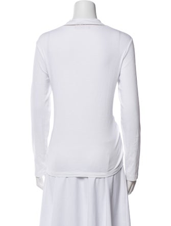 Fabiana Filippi V-Neck Long Sleeve Top