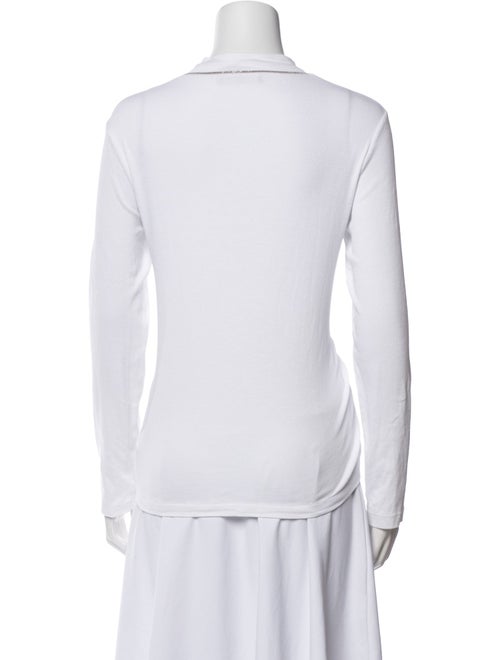 Fabiana Filippi V-Neck Long Sleeve Top