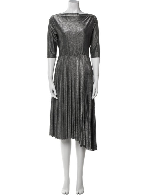 Fabiana Filippi Bateau Neckline Midi Length Dress