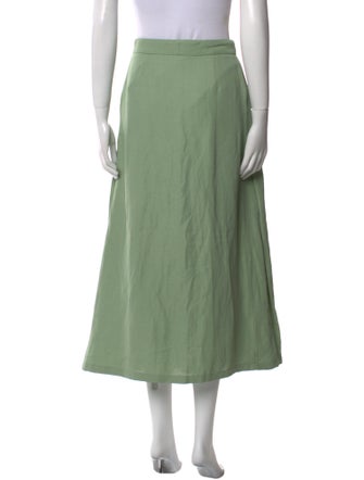 Fabiana Filippi Pleated Accents Midi Length Skirt