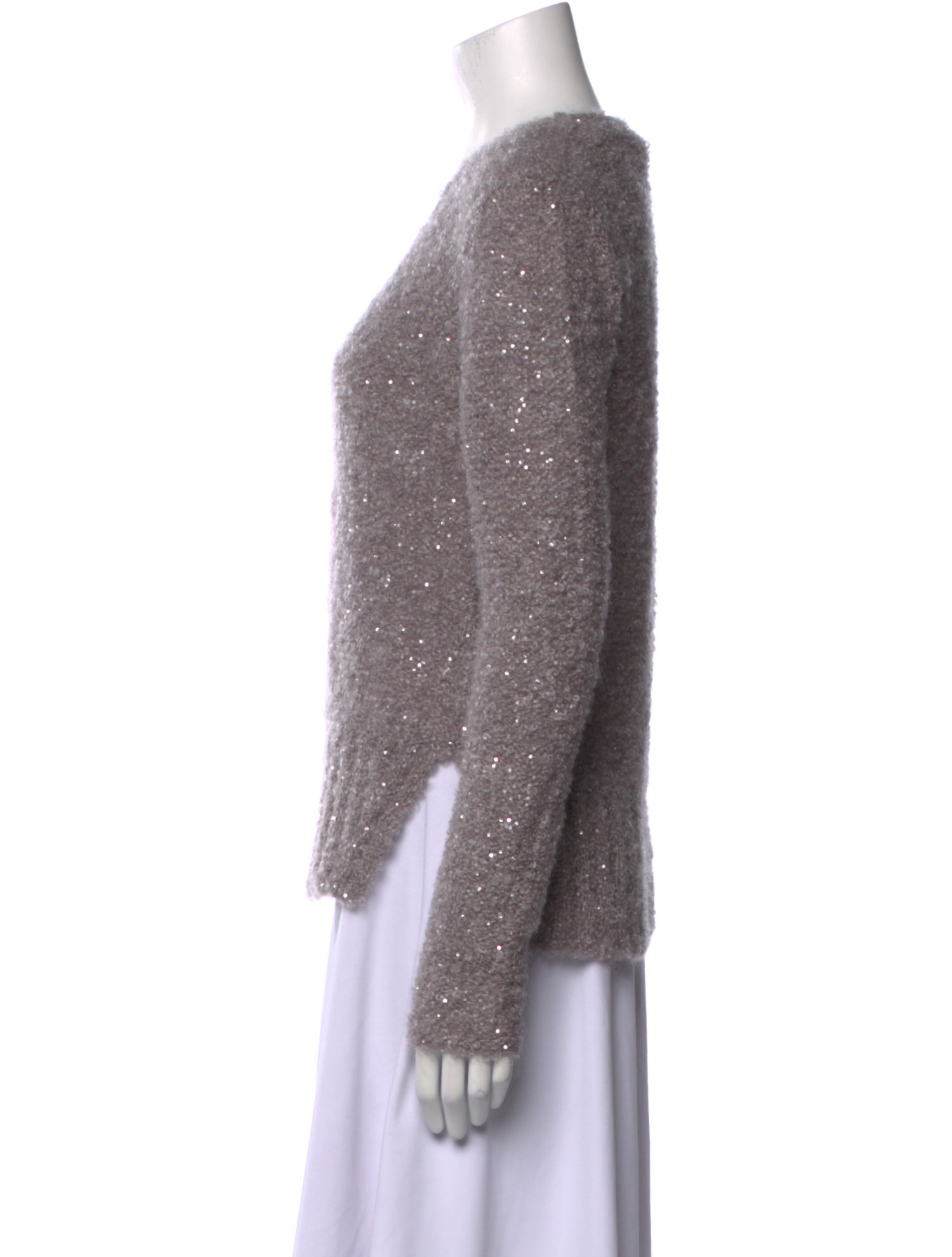 Fabiana Filippi Mohair V-Neck Sweater w/ Tags
