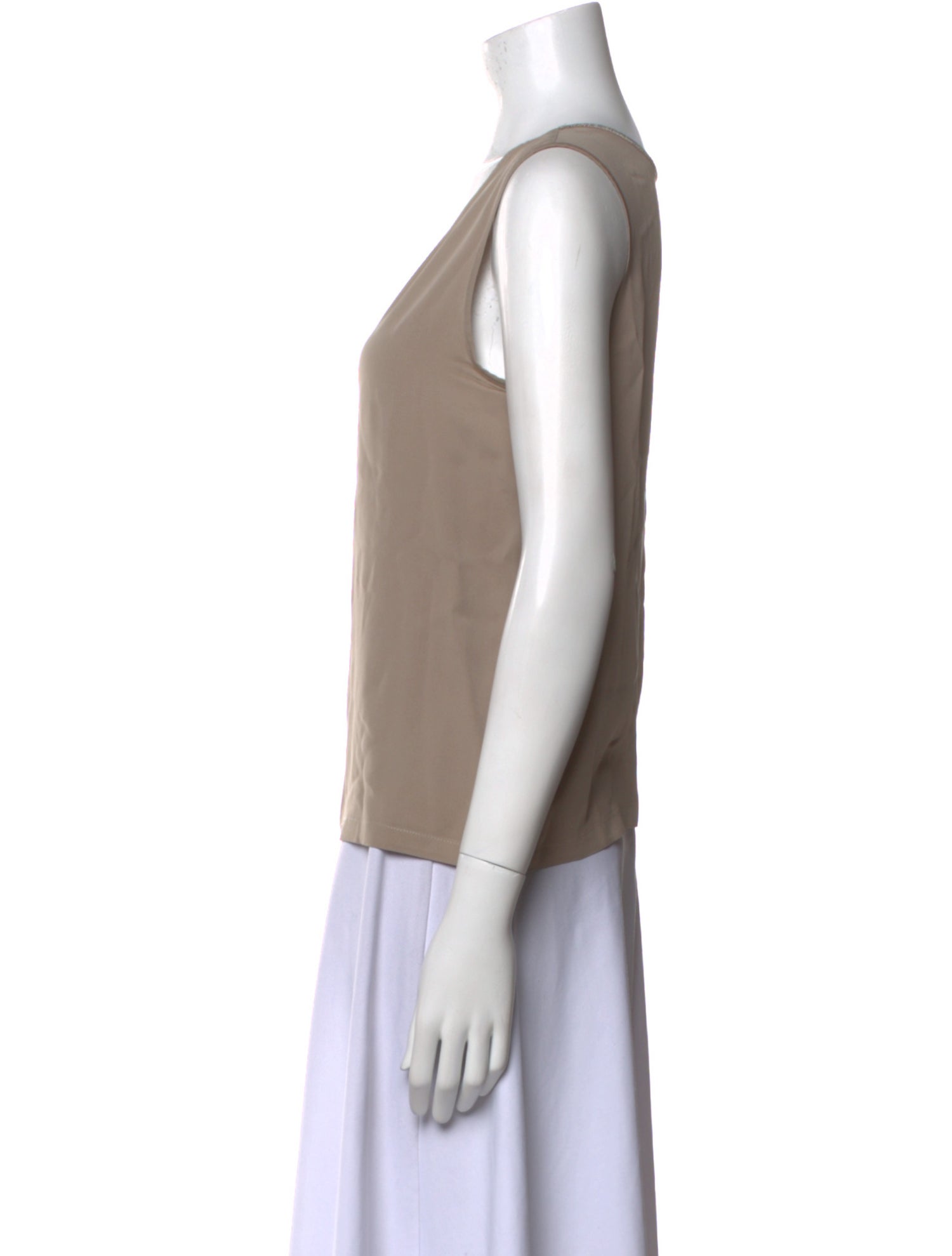 Fabiana Filippi V-Neck Sleeveless Top