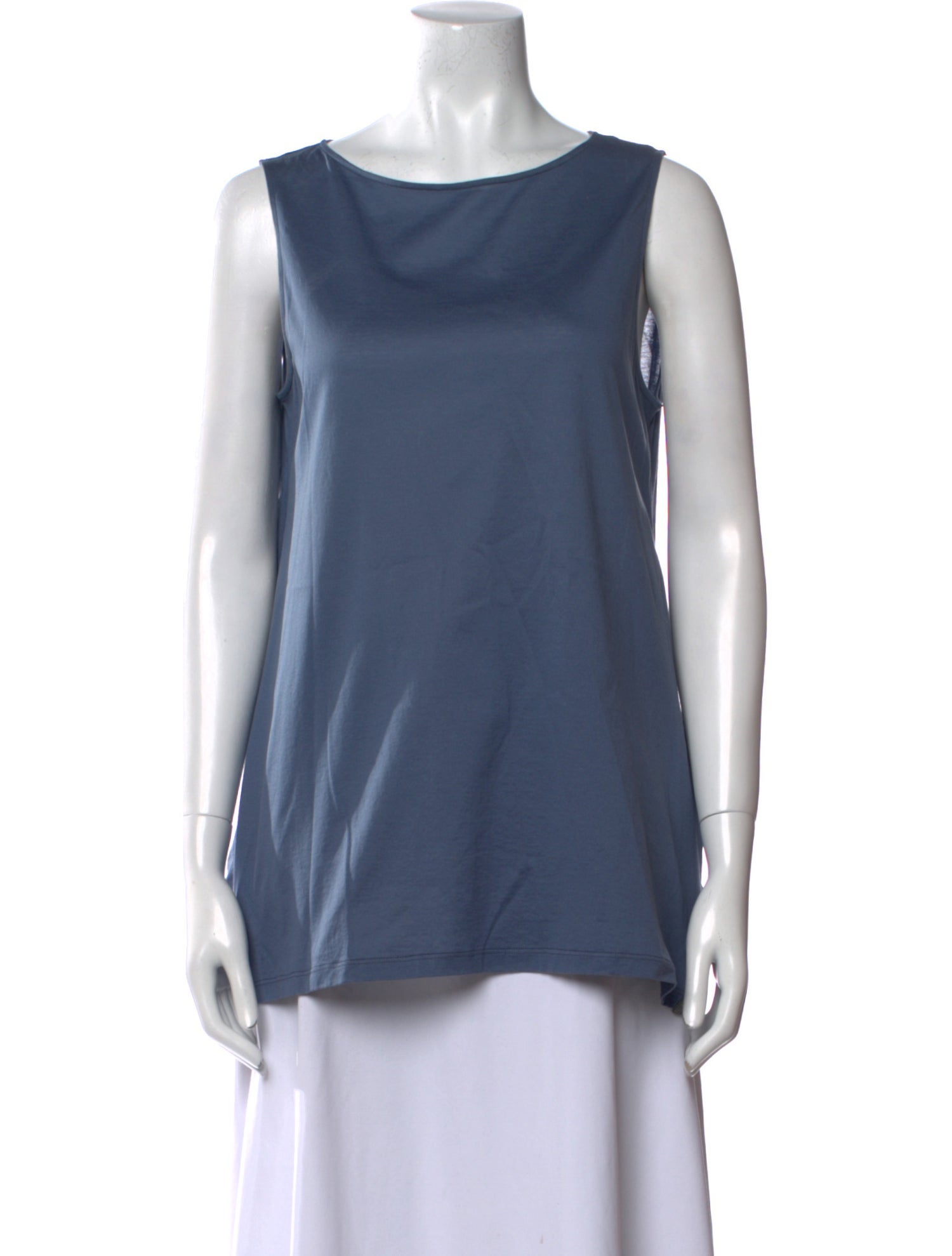 Fabiana Filippi Bateau Neckline Sleeveless Top