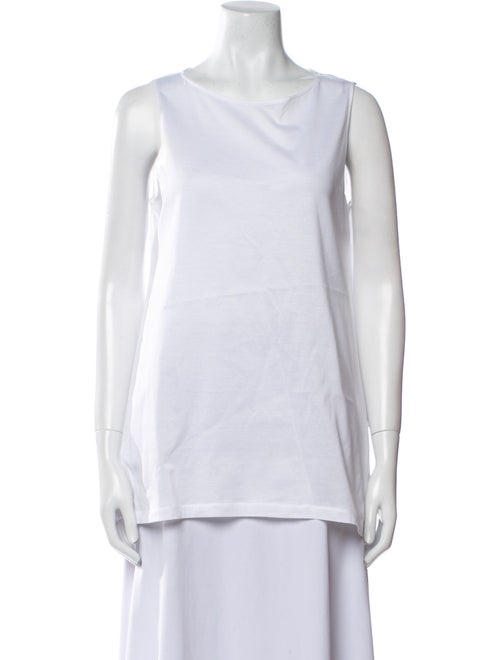 Fabiana Filippi Bateau Neckline Sleeveless Top