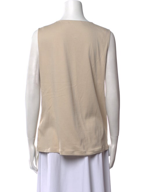 Fabiana Filippi Colorblock Pattern Scoop Neck Top