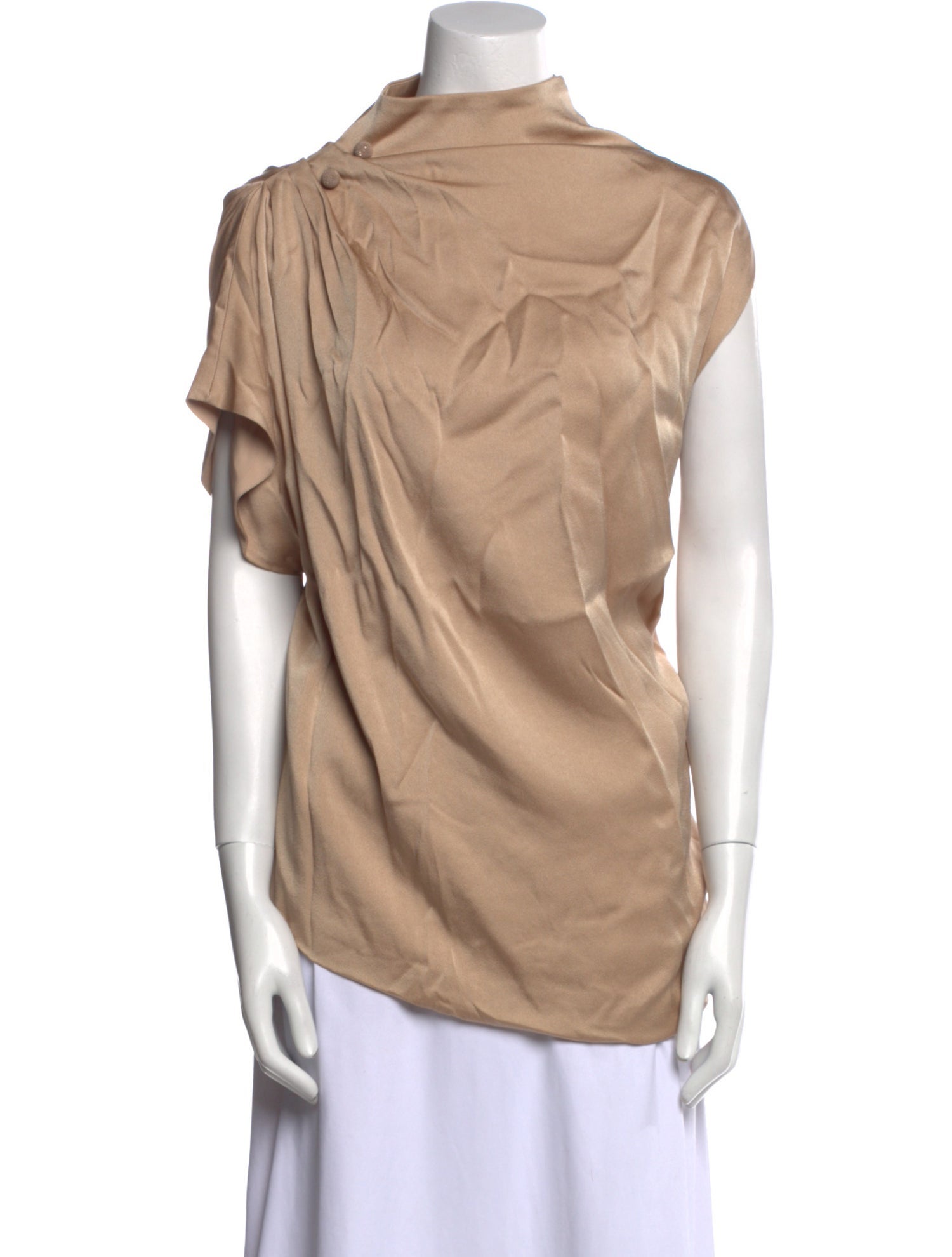 Fabiana Filippi Silk Cowl Neck Tunic
