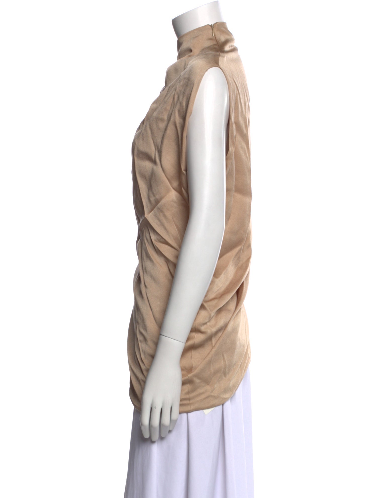 Fabiana Filippi Silk Cowl Neck Tunic
