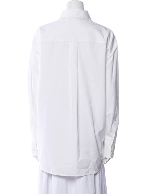 Fabiana Filippi Long Sleeve Button-Up Top