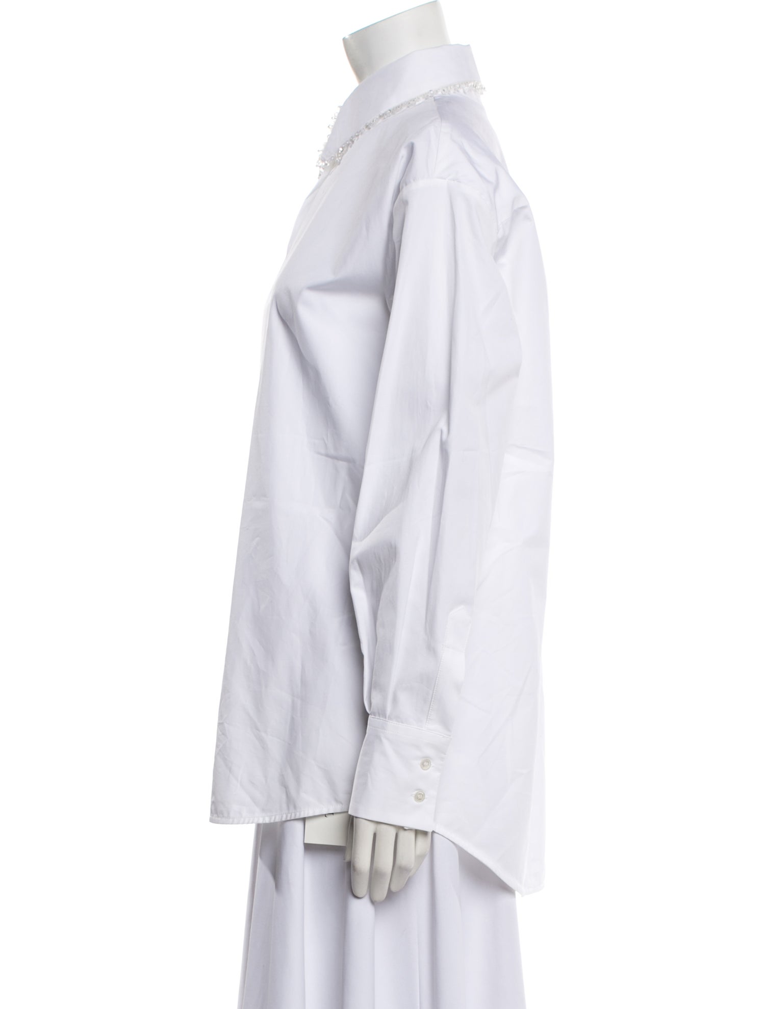 Fabiana Filippi Fabia Long Sleeve Button-Up Top