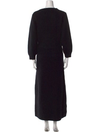 Fabiana Filippi Merino Wool Long Dress