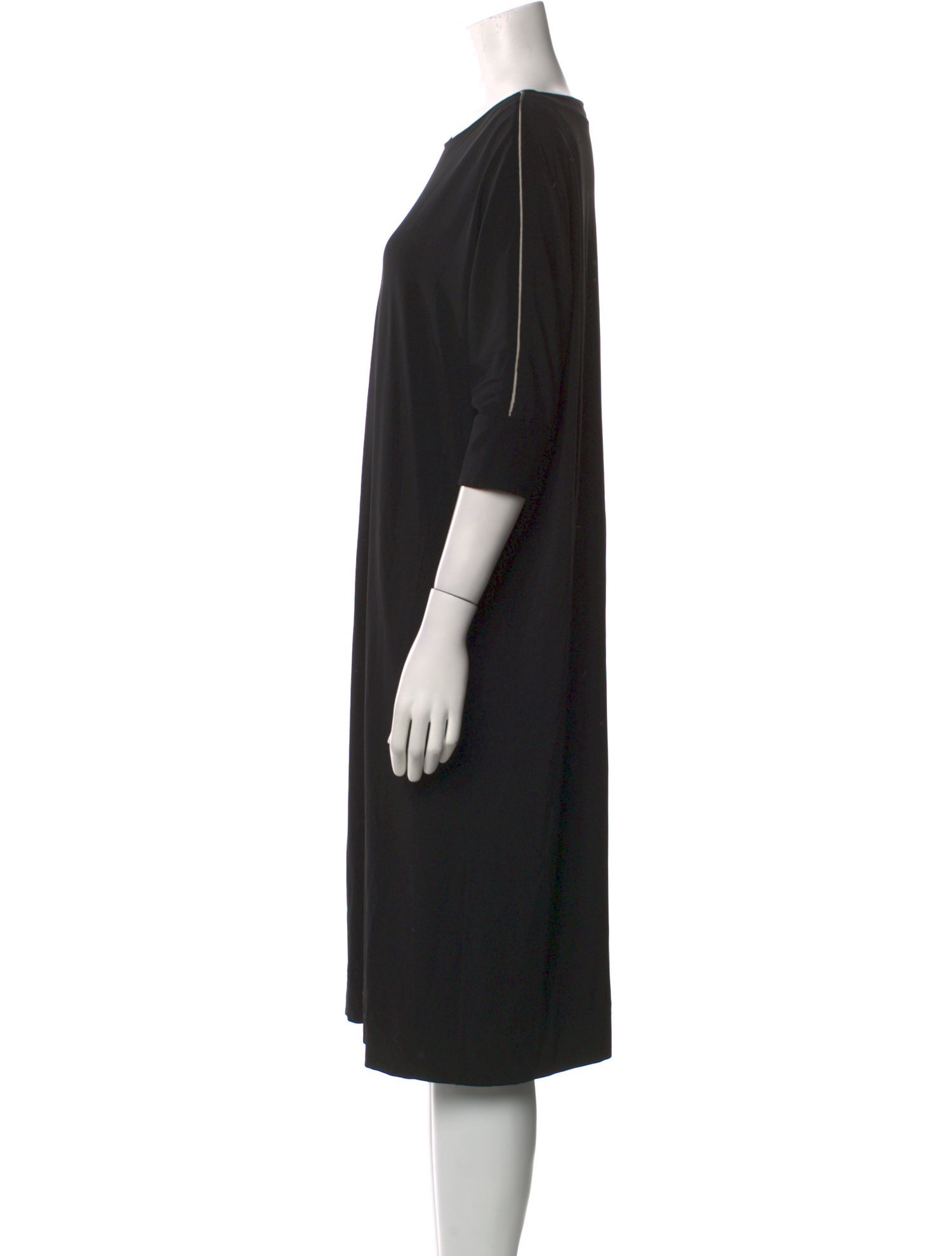 Fabiana Filippi Scoop Neck Knee-Length Dress