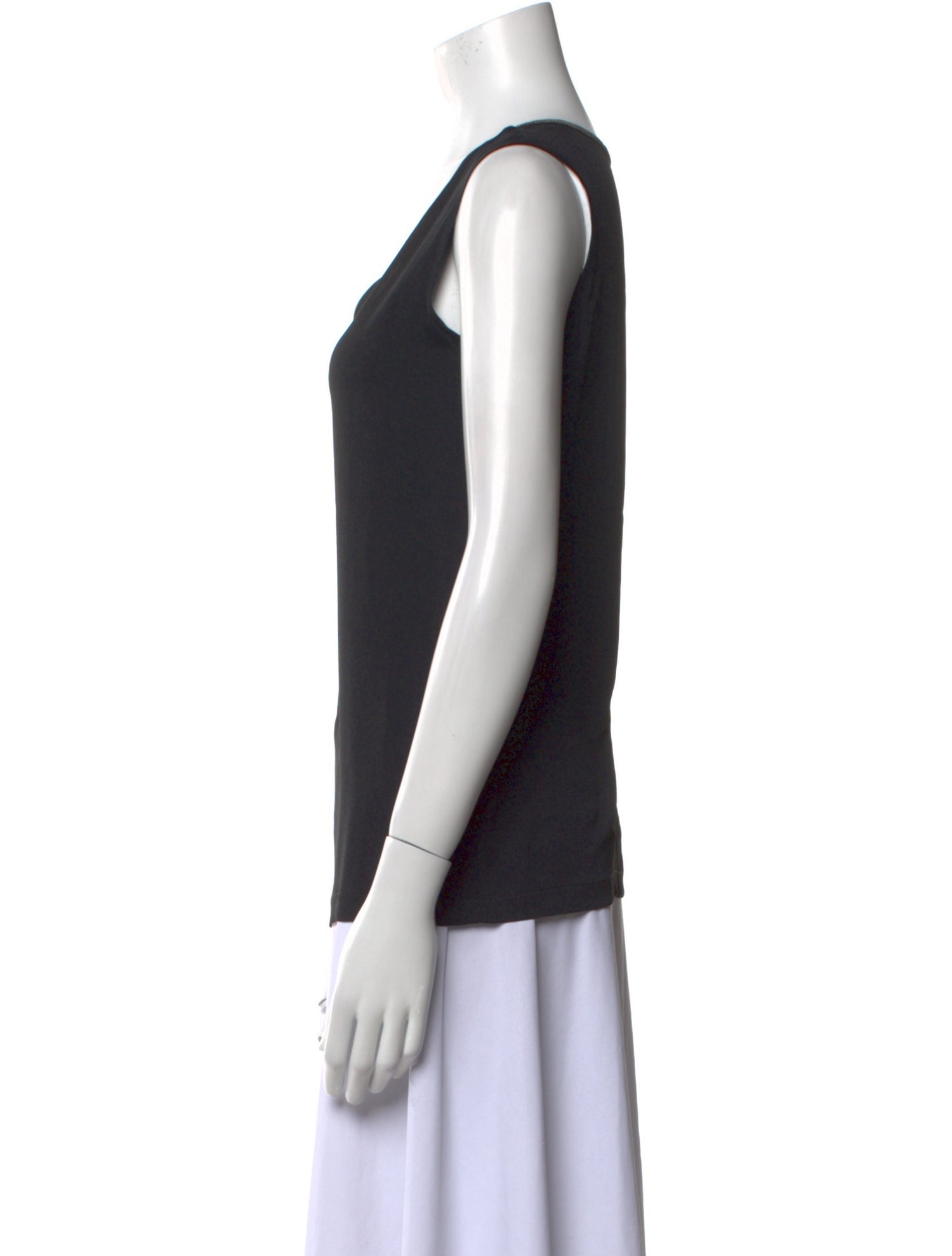 Fabiana Filippi V-Neck Sleeveless Top w/ Tags
