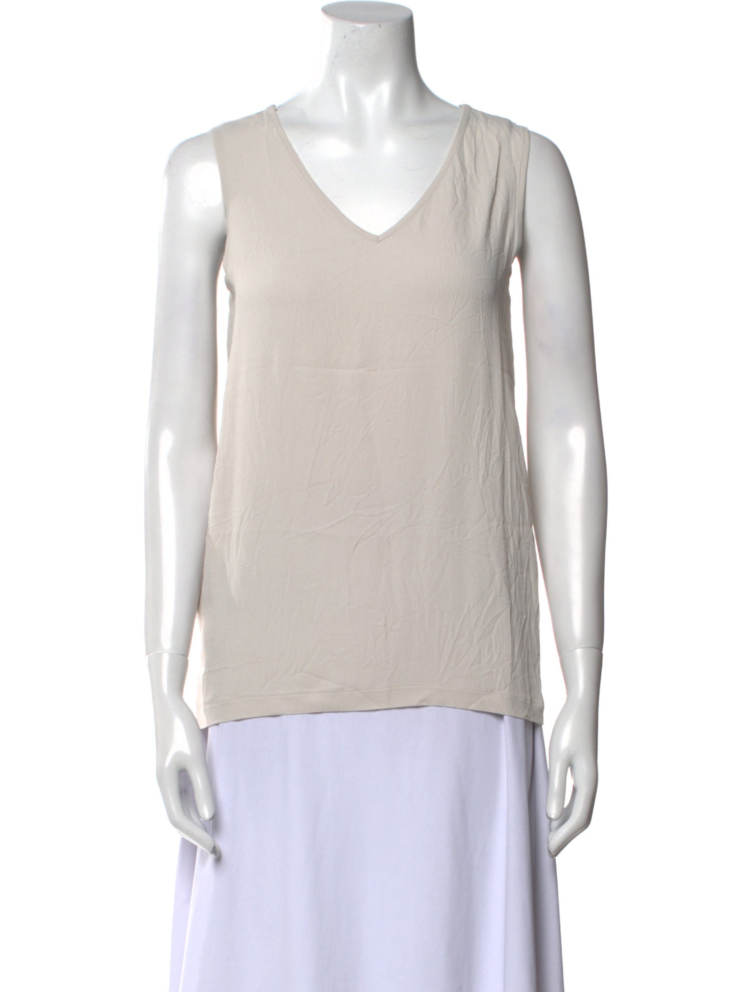 Fabiana Filippi V-Neck Sleeveless Top