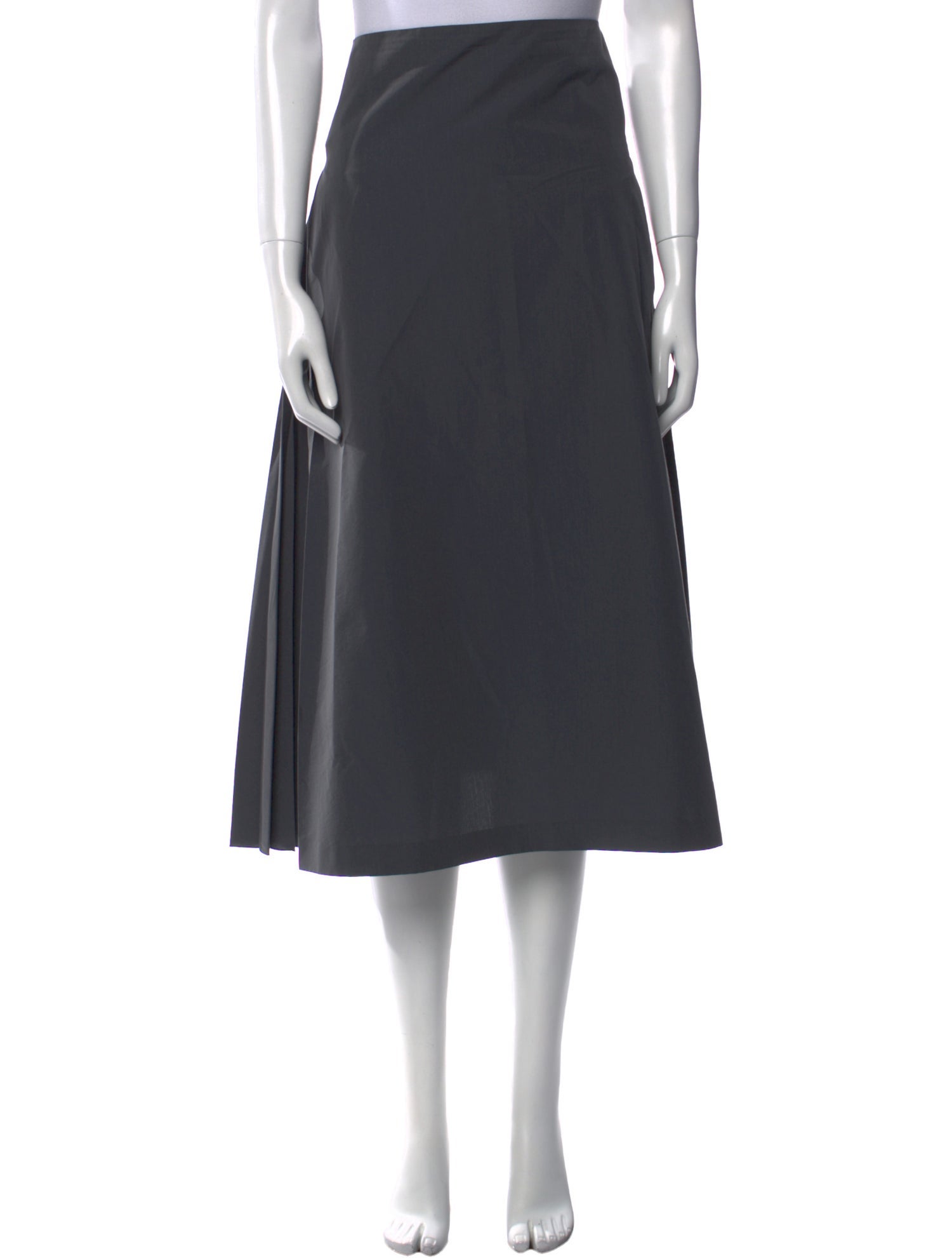 Fabiana Filippi Pleated Accents Midi Length Skirt