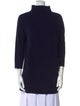 Fabiana Filippi Cable Knit Mock Neck Sweater