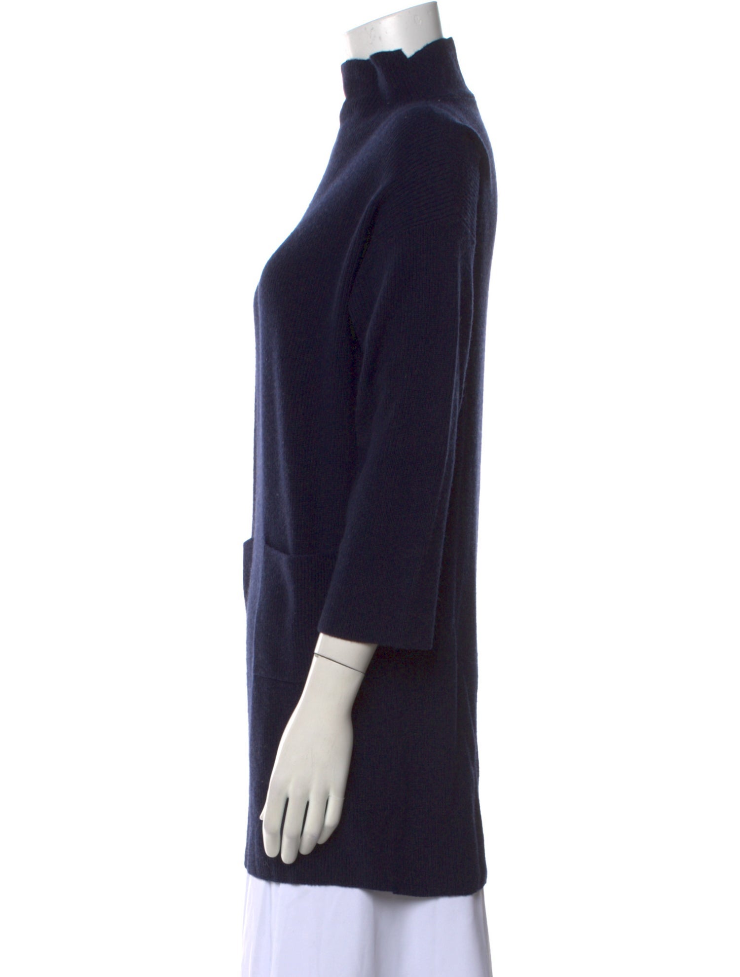 Fabiana Filippi Cable Knit Mock Neck Sweater