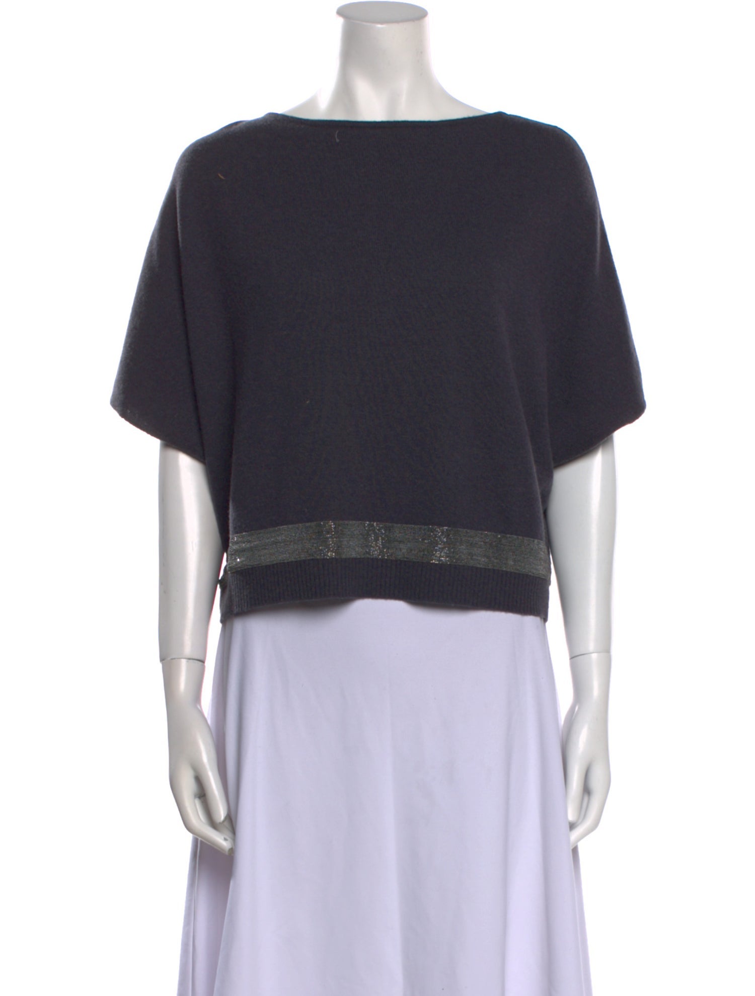 Fabiana Filippi Cashmere Bateau Neckline Sweater