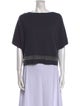Fabiana Filippi Cashmere Bateau Neckline Sweater