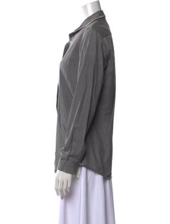 Fabiana Filippi Long Sleeve Button-Up Top