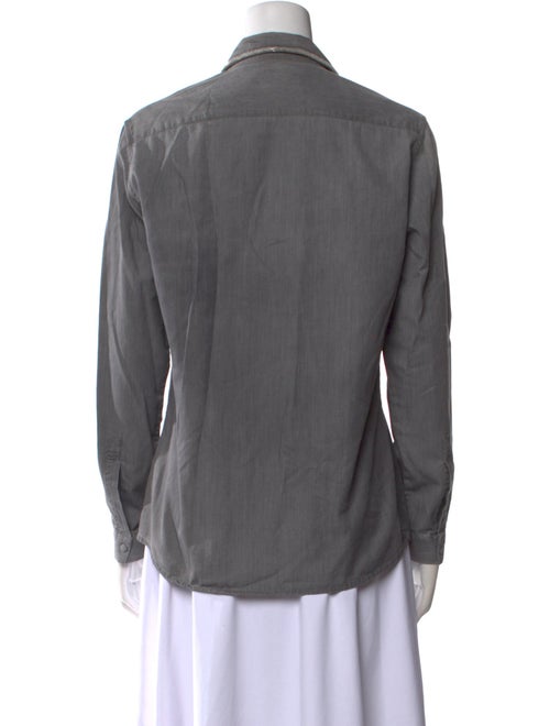 Fabiana Filippi Long Sleeve Button-Up Top