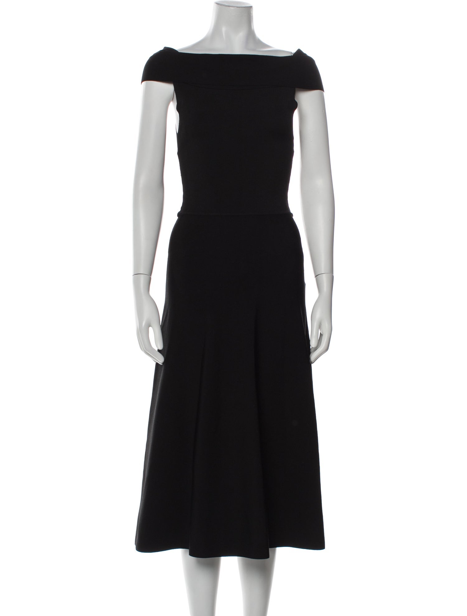 Fabiana Filippi Bateau Neckline Midi Length Dress w/ Tags