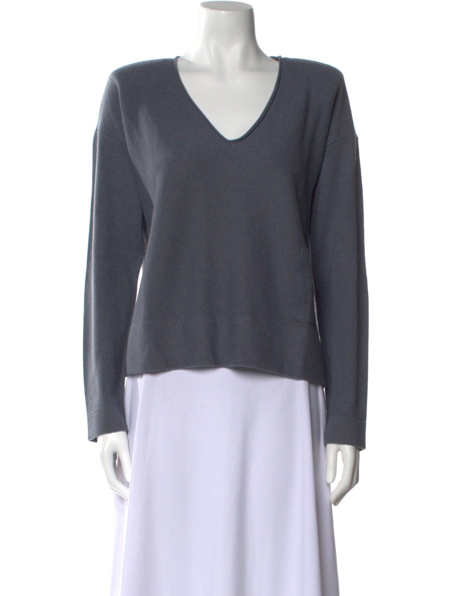 Fabiana Filippi Merino Wool V-Neck Sweater