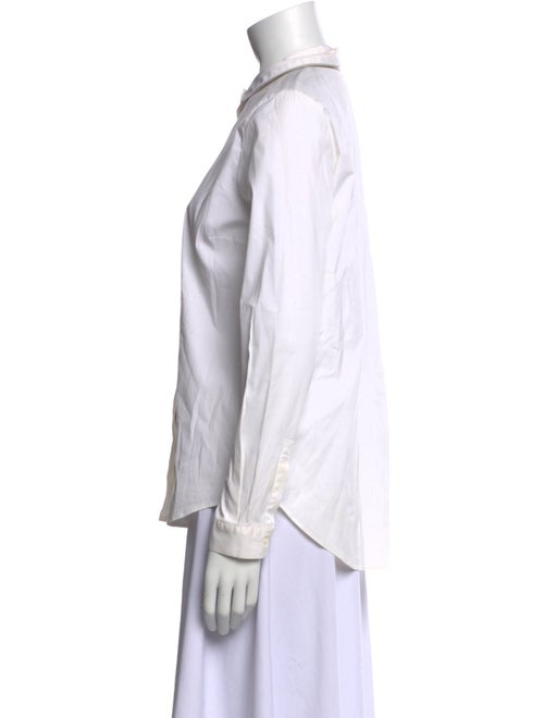 Fabiana Filippi Long Sleeve Button-Up Top