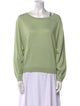 Fabiana Filippi Scoop Neck Long Sleeve Sweatshirt