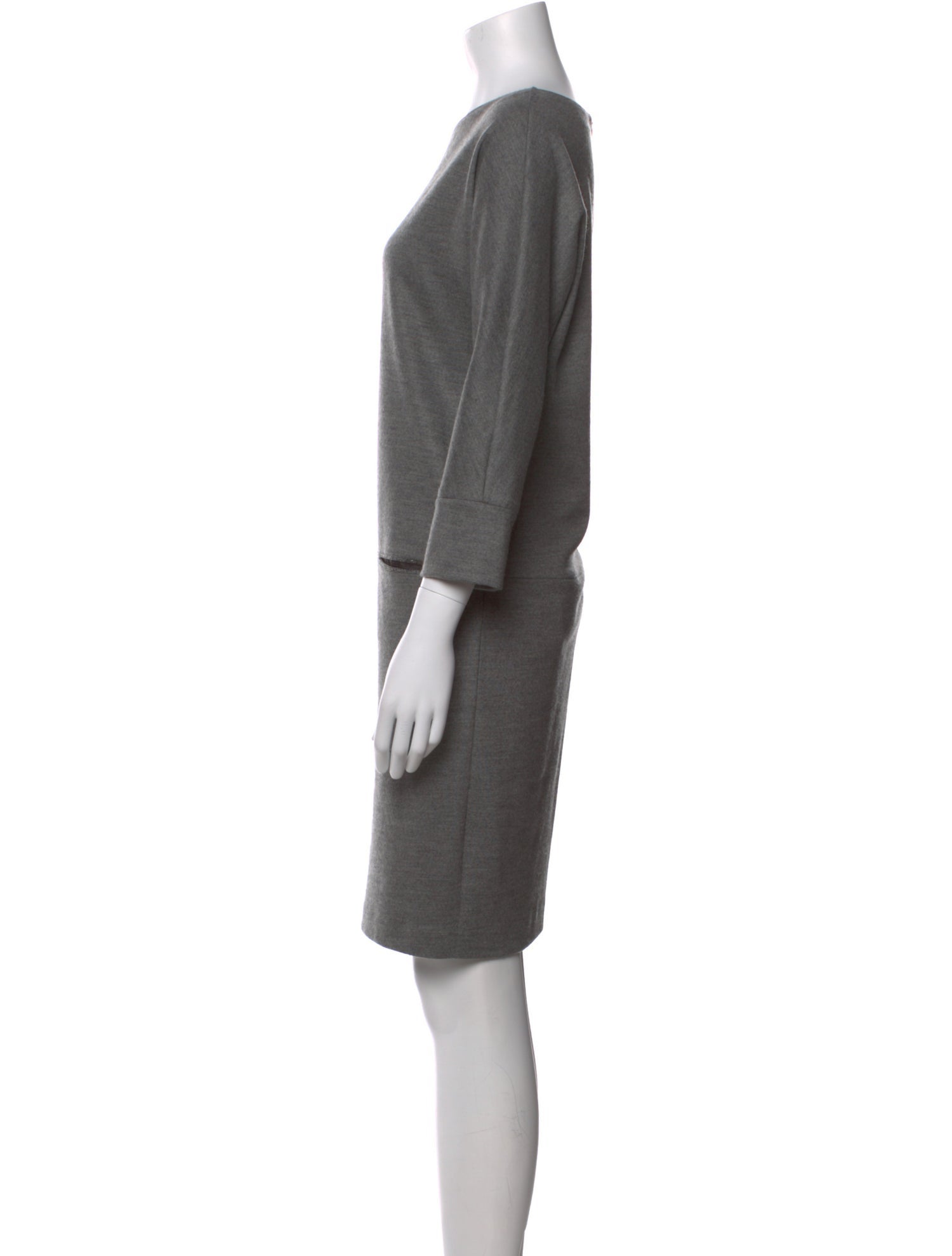 Fabiana Filippi Merino Wool Knee-Length Dress