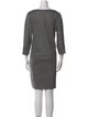 Fabiana Filippi Merino Wool Knee-Length Dress