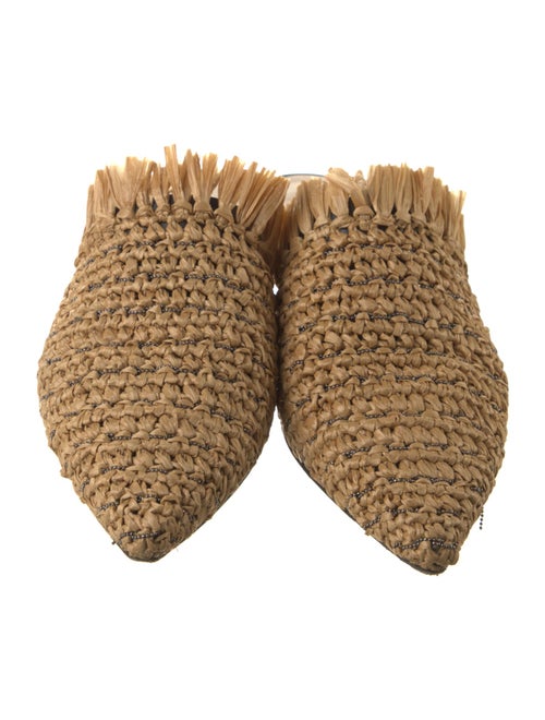 Fabiana Filippi Raffia Mules