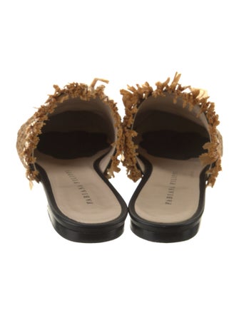 Fabiana Filippi Raffia Mules