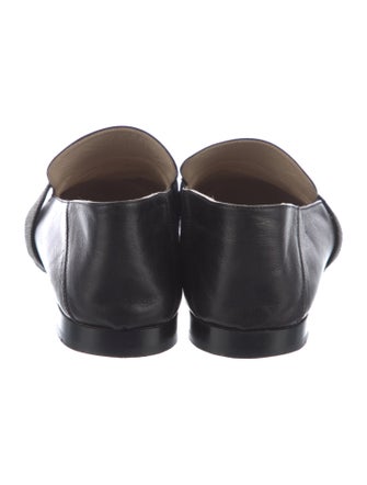 Fabiana Filippi Leather Beaded Accents Loafers