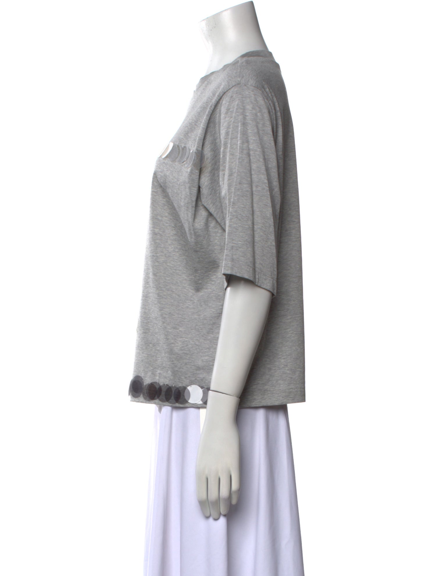 Fabiana Filippi Graphic Print Bateau Neckline T-Shirt