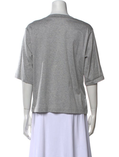 Fabiana Filippi Graphic Print Bateau Neckline T-Shirt