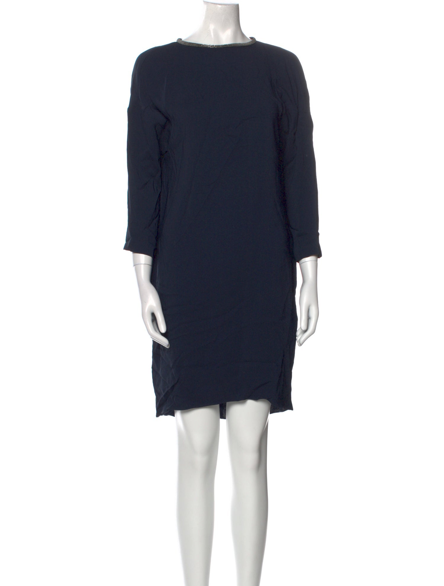 Fabiana Filippi Bateau Neckline Mini Dress