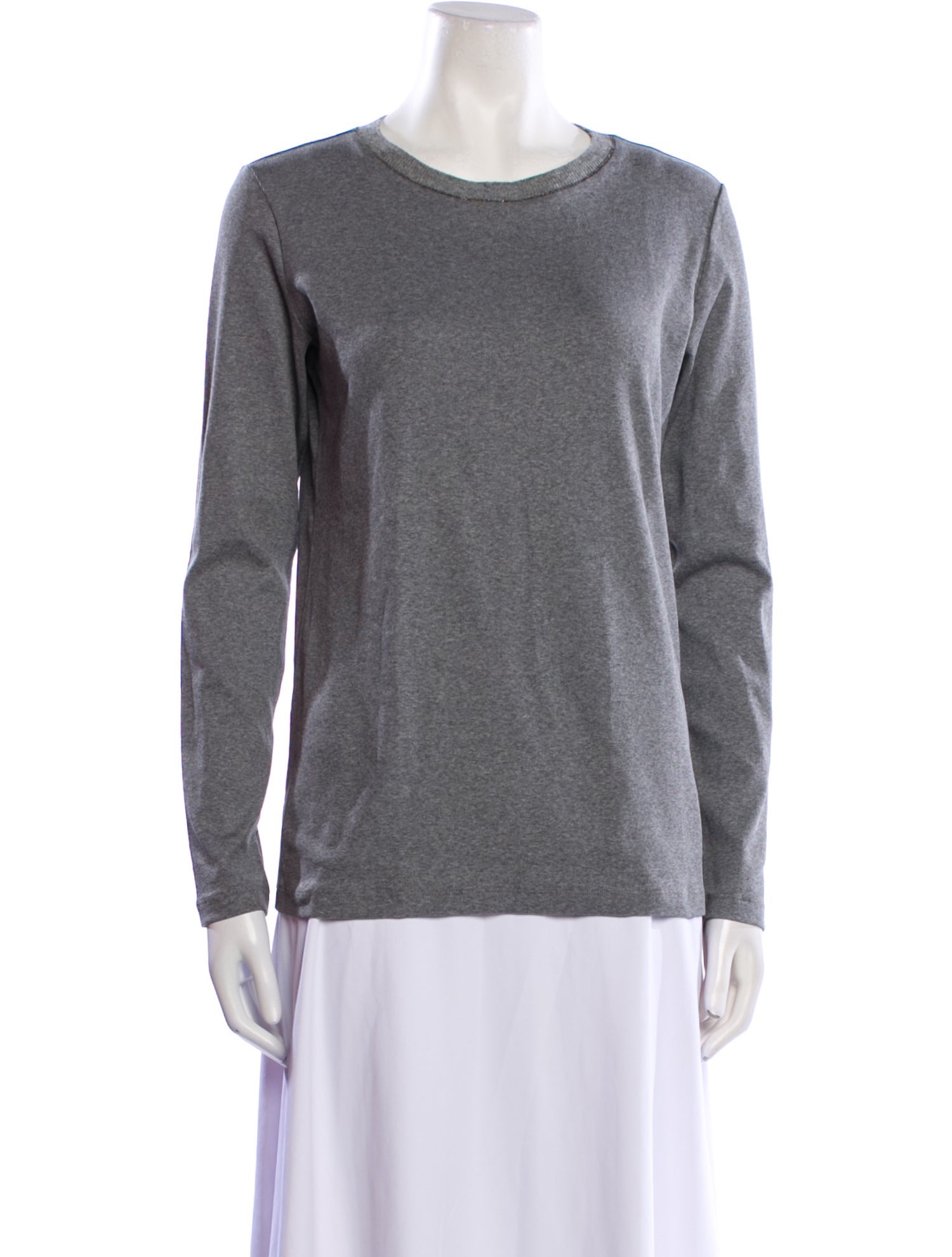 Fabiana Filippi Crew Neck Long Sleeve Sweatshirt