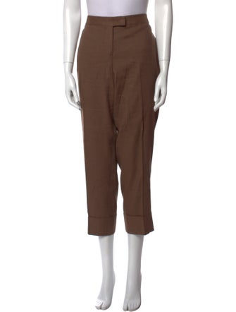 Fabiana Filippi Linen Straight Leg Pants