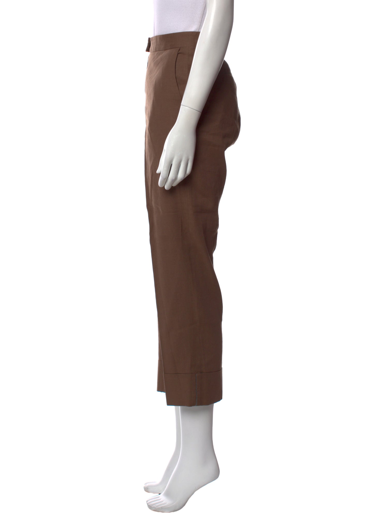 Fabiana Filippi Linen Straight Leg Pants