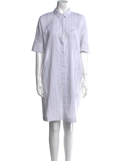 Fabiana Filippi Striped Mini Dress