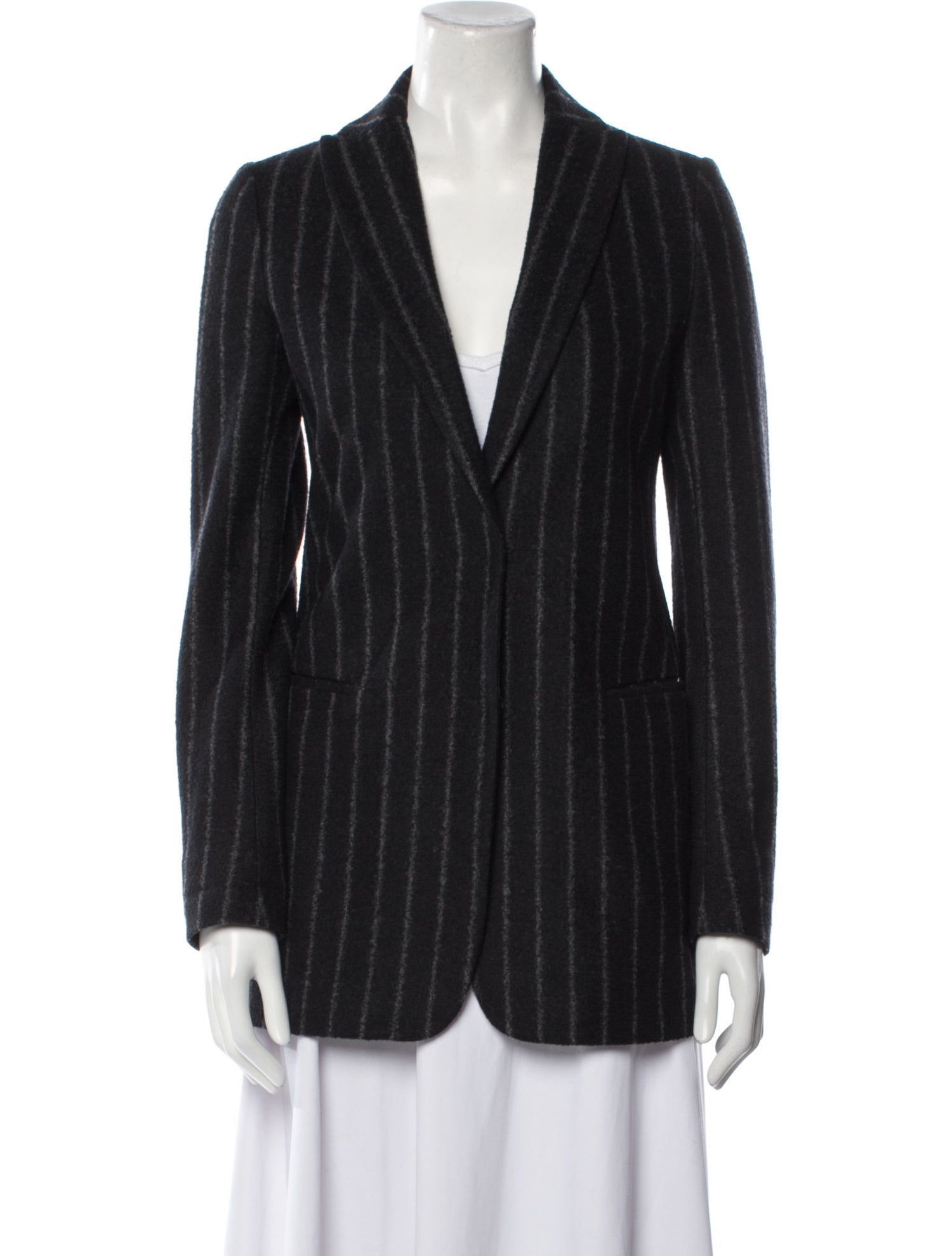 Fabiana Filippi Merino Wool Striped Blazer