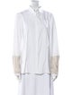 Fabiana Filippi Long Sleeve Button-Up Top