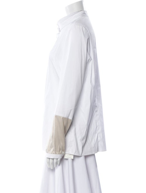 Fabiana Filippi Long Sleeve Button-Up Top