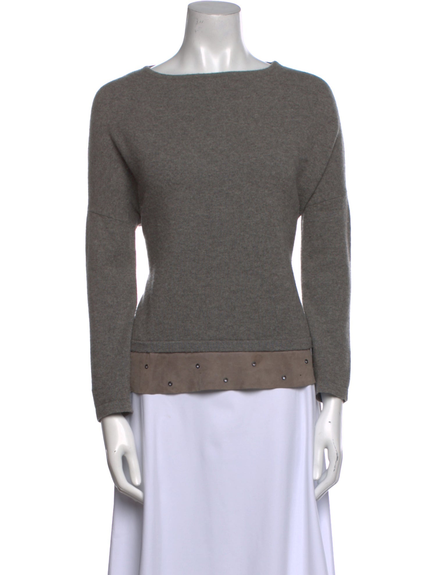 Fabiana Filippi Merino Wool Scoop Neck Sweater