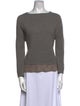 Fabiana Filippi Merino Wool Scoop Neck Sweater