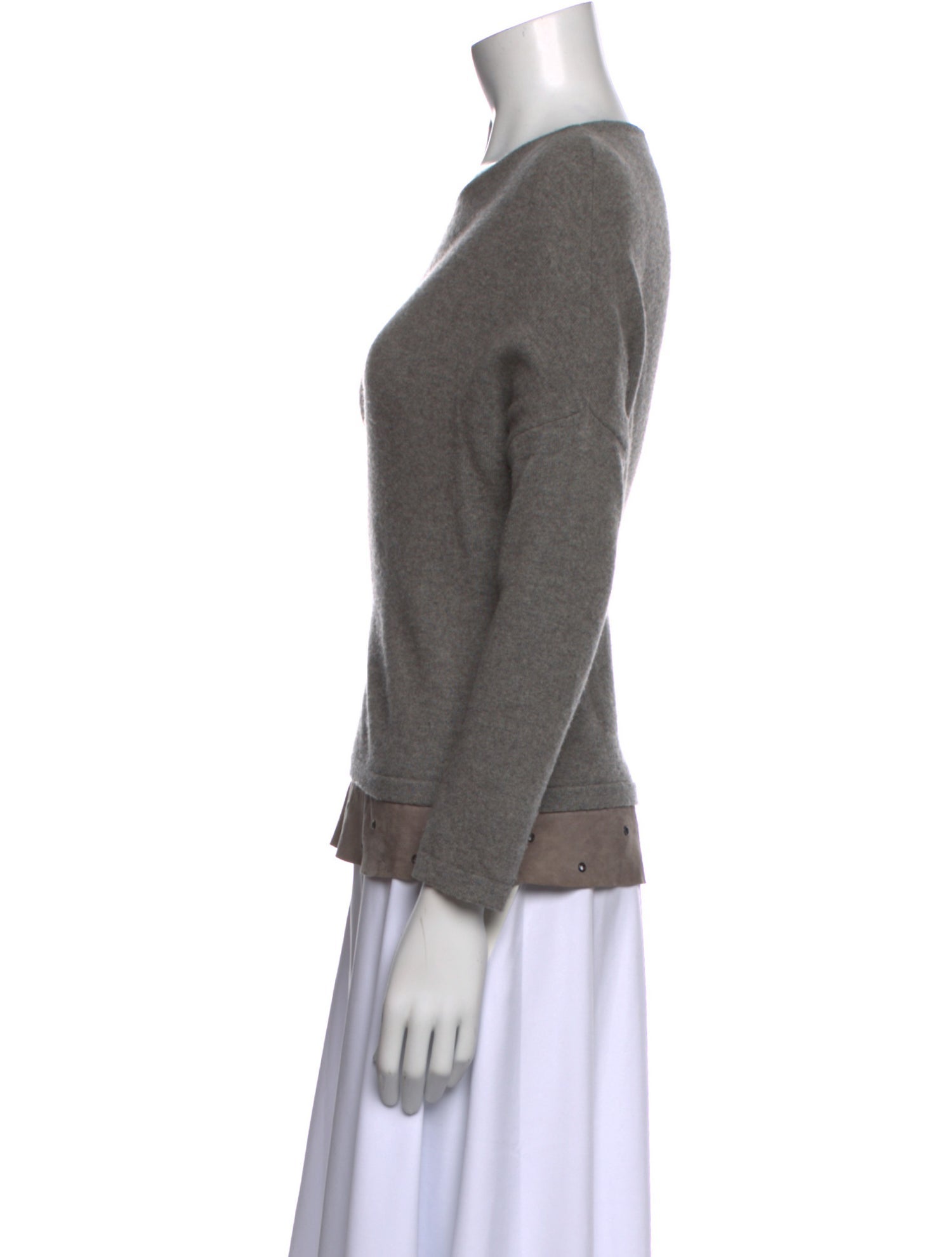 Fabiana Filippi Merino Wool Scoop Neck Sweater